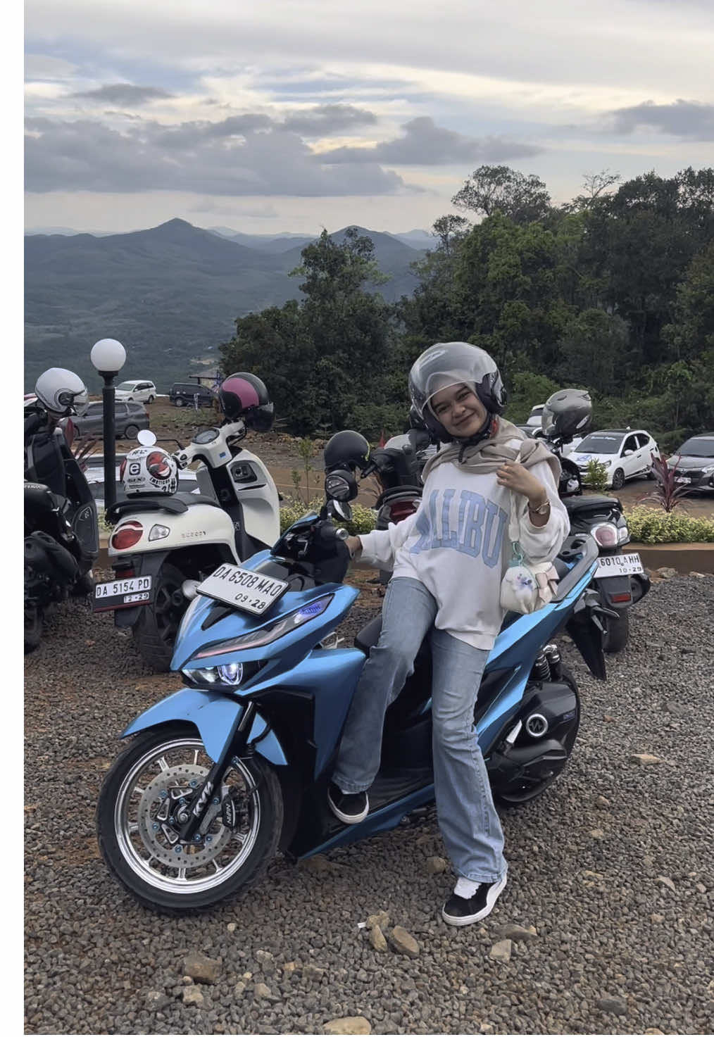 kalo ga nekat, ga bakal sampe sini😝👋🏻 #fyp #tahura #banjarbaru #cantik #vario #platda #nyore 