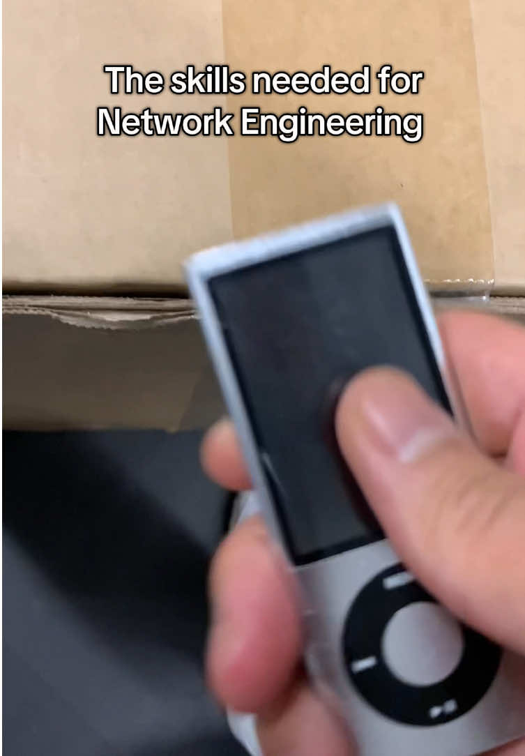 Skills to pay the bills #networkengineer #techtok #ithumor #it #datacenter #networksecurity #ditl #arista #cisco #dayinthelife #polytiktok #techtips #ccna #technologia #ipod 