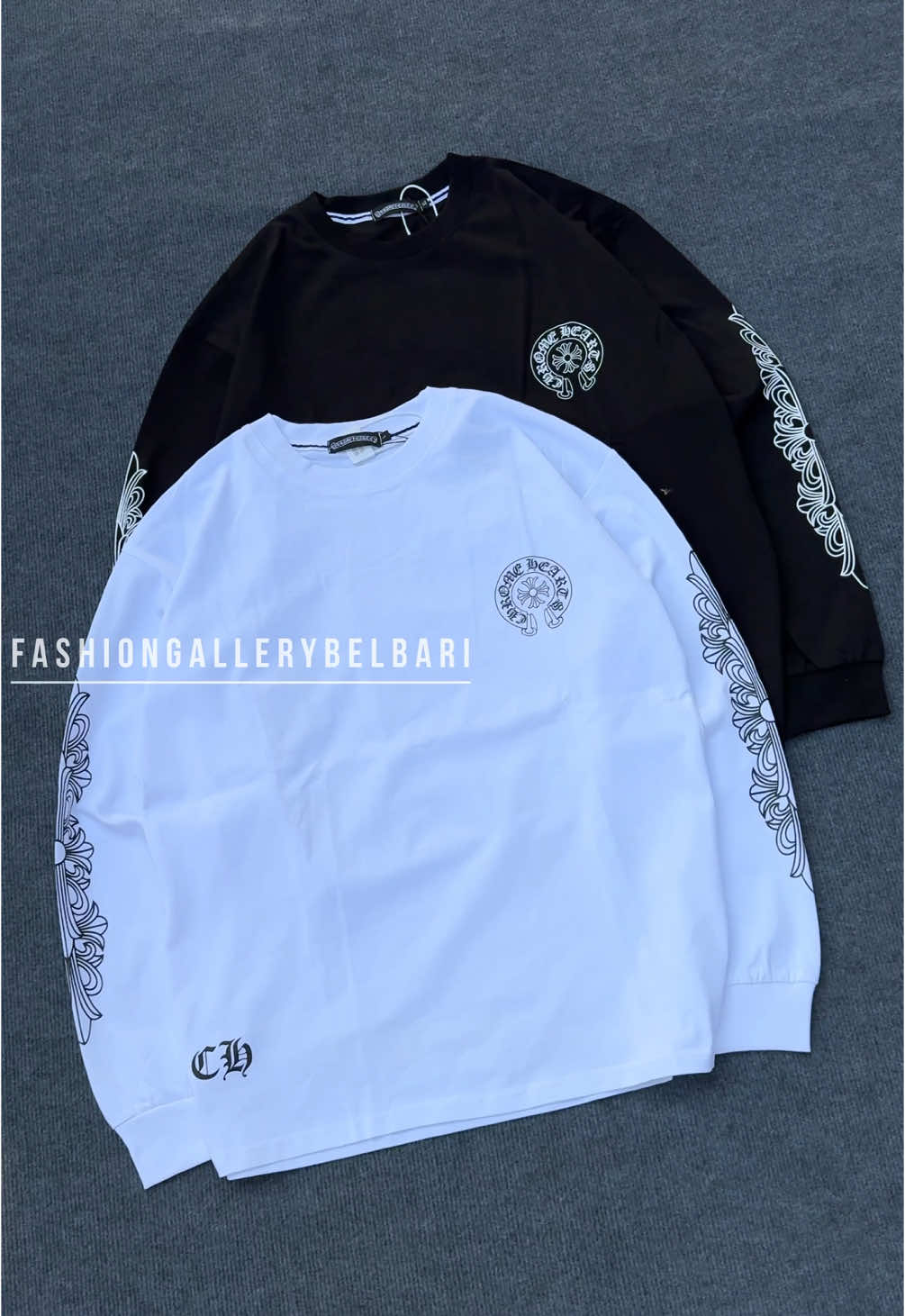Chrome hearts premium quality tshirt  Dm us instagram more details  #fashiongallerybelbari #flypシ #chromehearts #fullsleeve #belbari #deliveryallovernepal🇳🇵 