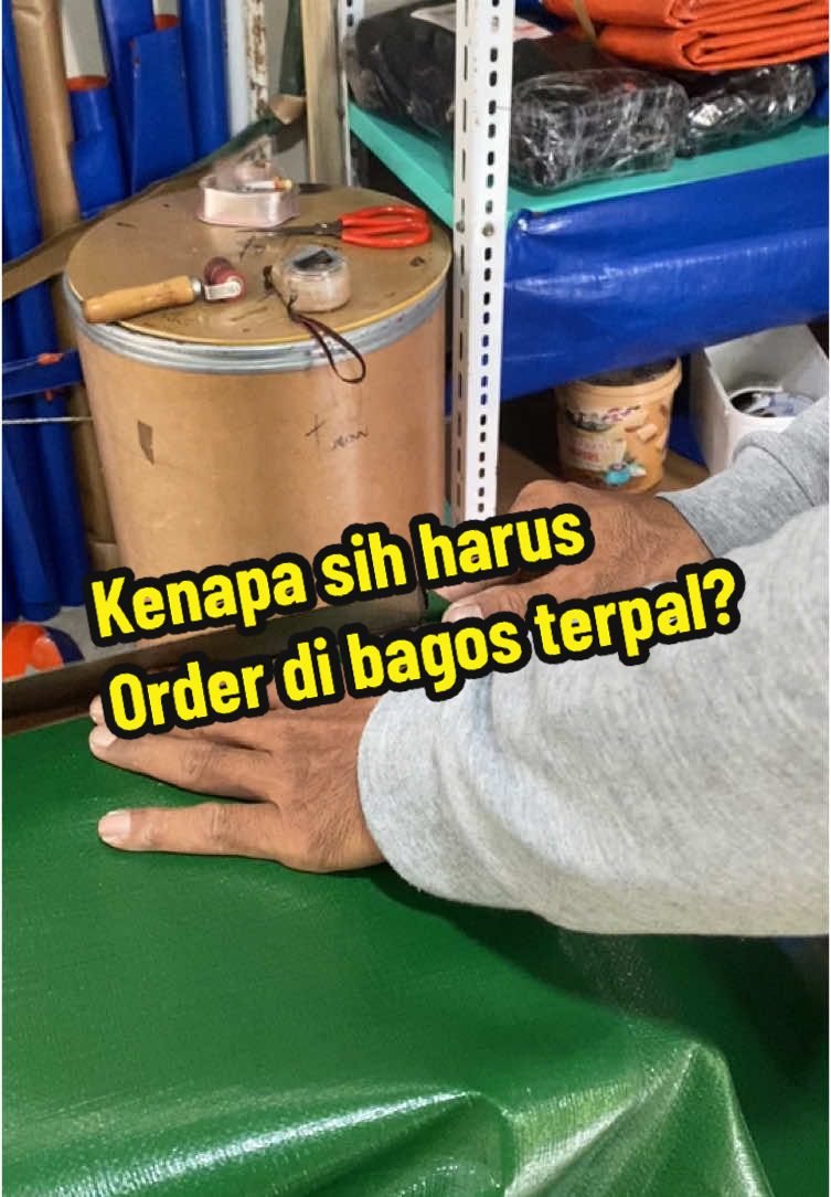Karena di BAGOS TERPAL Bahan Kualitas Super Tebal #kolam #terpal #fyp #tebal #bahan #a20 