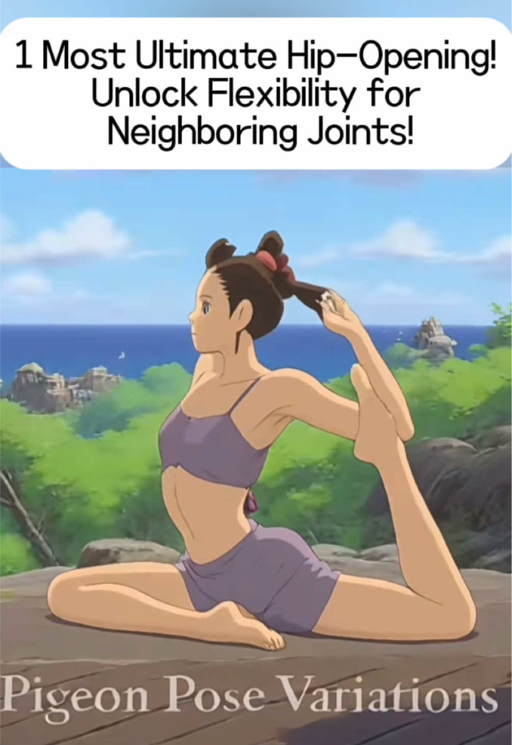 1 Most Ultimate Hip-Opening – Unlock Flexibility for Neighboring Joints! #shorts #YogaPose #HipOpening #FlexibilityTraining #HealthyJoints