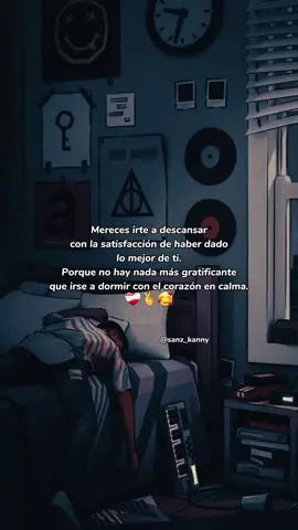 Descansa sabiendo que diste lo mejor de ti... 🤎🥰❤️‍🩹 @sanz_kanny #sanz_kanny #kasufrases #buenasnoches #frasesaesthetic #frasesmotivadoras #letras #escritos #paratiiiiii #CapCut 