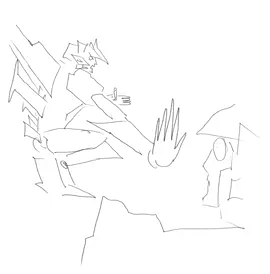 At least he'd be gentle with his human. #tfoc #TransformersOc #Transformers #fyp #oc 