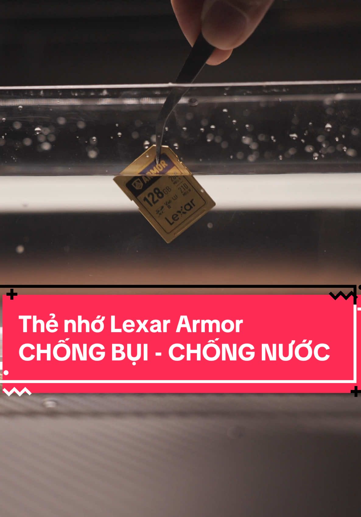 Thêm một lựa chọn mới bền bỉ với thẻ nhớ kháng bụi - chống nước cùng Lexar Armor. Giá cũng cực kì dễ chịu  #lexarmemory #lexararmor 