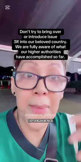 #chedokstyle #sg #support_me #tiktokviral #random #myopinion   Jgn mula main issue 3R di negara lain untuk brainwash  pemikiran warga melayuye . We purely live our life so peacefully and harmony .