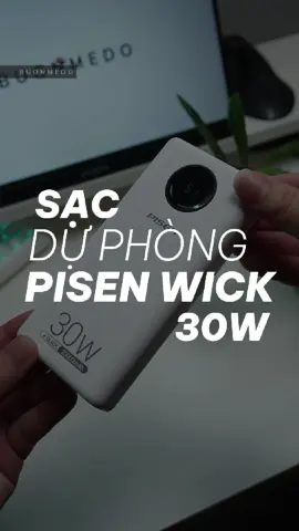 Ai sài iphone 15,16 đây rồi nhờ. Sạc dự phòng PISEN WICK hỗ trợ được tận 30w luôn. Ok phết đấy chứ #buonmedo #review 