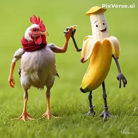 Chicken banana 🍌 funny video 😂 #cuteanimalzone #foryoupage❤️❤️ #fyp #viralmyvideo #1millionviews 