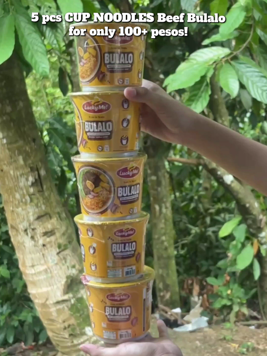5 pcs lucky me! Bulalo cup noodles💖 #cupnoodles #luckymecupnoodles #fyp 