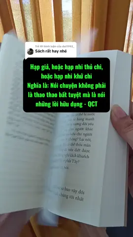 Trả lời @dat1992_ Một cuốn sách chứa đựng rất nhiều bài học sâu sắc mà QCT đã để lại cho hậu thế  #tritueconhan_ #baihoccuocsong #trietlycuocsong #LearnOnTikTok 