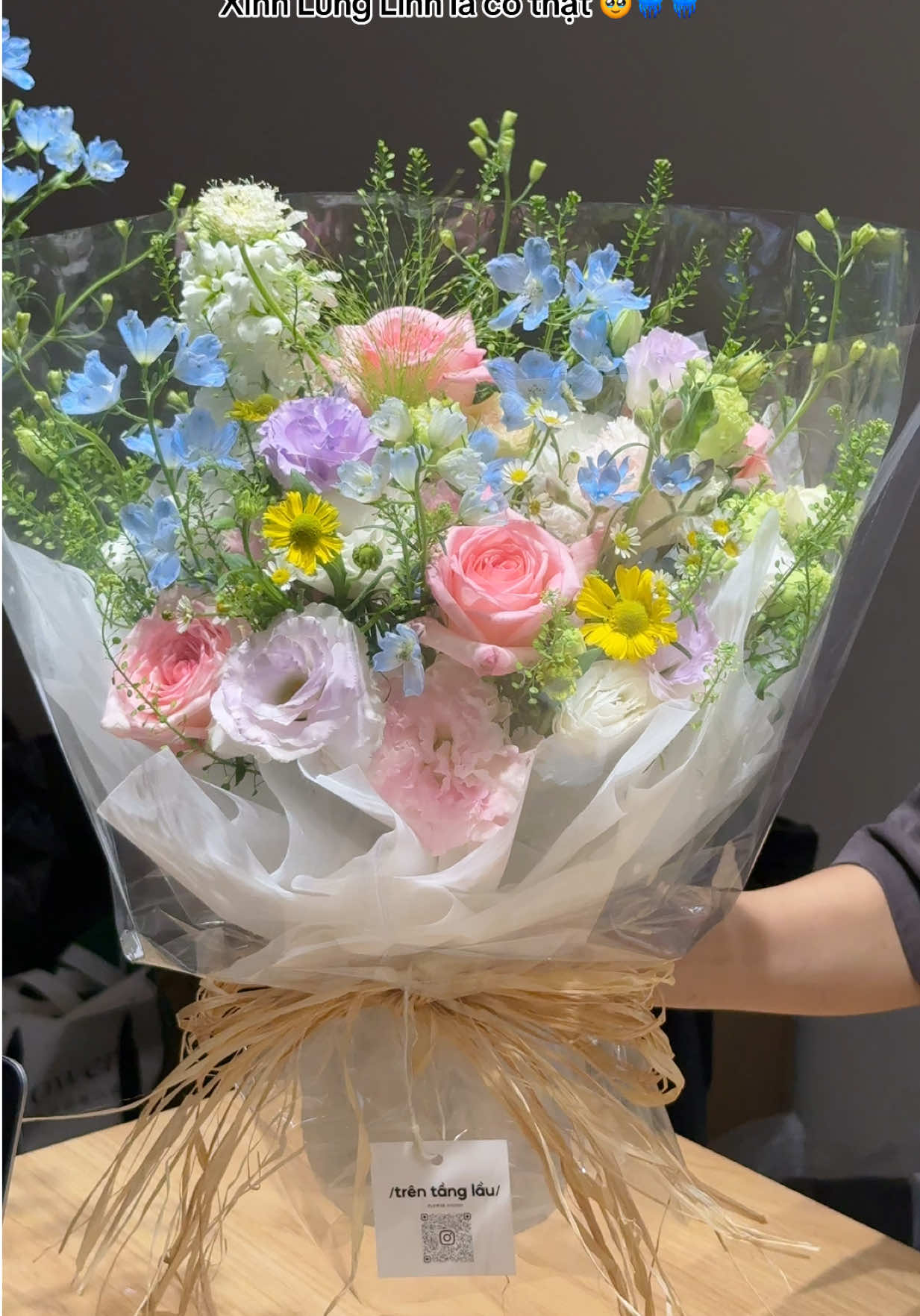 Bị mê mấy em nhiều màu sắc mà cứ bị lung linh như này á 🥹🥹🪼🪼 #hoatuoi #flowers #delphinium #garden #hoaxinh #tiktok #xuhuong 