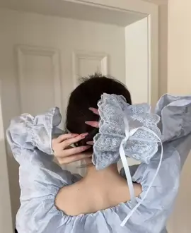 Dây buộc tóc Scrunchies dây rút hoa ren#daybuoctoc #scrunchies #handmade #xuhuong 