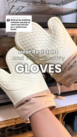 Replying to @Reann  Sobrang ganda ng gloves na to mi siguradong magugustuhan mo rin ❤️  #baking  #gloves  #heatresistant  #glovesforbaking  #cookinggloves  #ovenglove  #glovesrecommendations 
