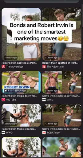 This has to be the smartest marketing move 😂🫡 #robertirwin #bondsad @BondsAu @Robert Irwin 