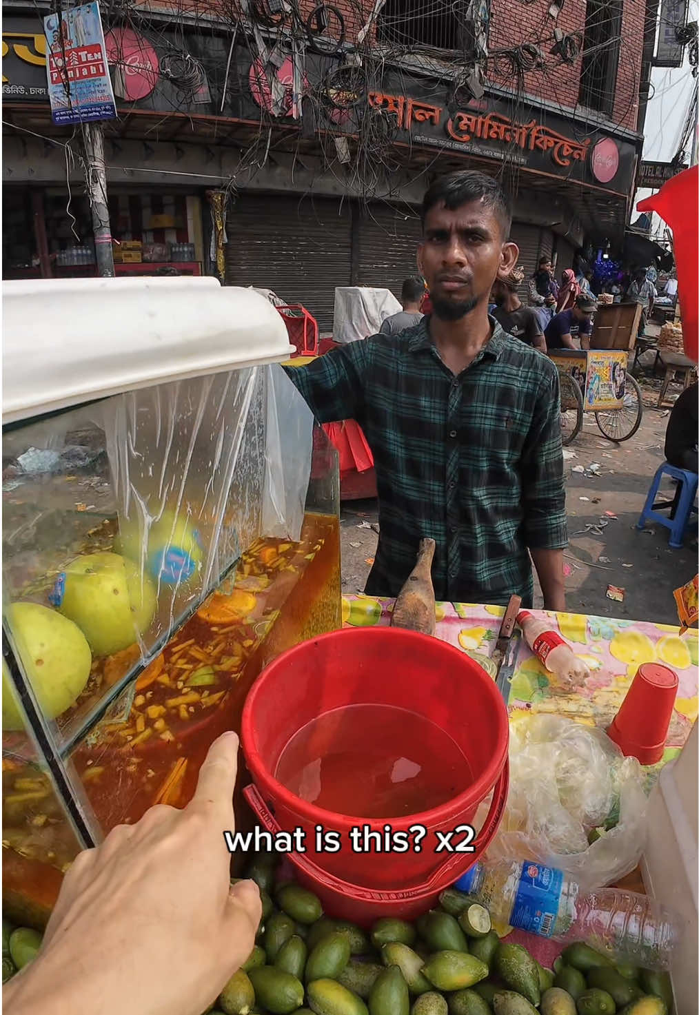 0.60p mystery juice! 🧃 #streetfood #usa #foodreview #food 