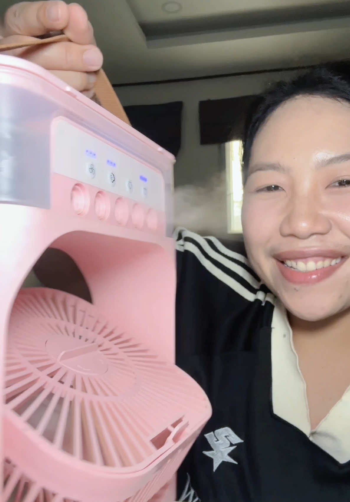 พัดลมไอเย็นอันเล็กตั้งโต๊ะพกพาสะดวก #พัดลมไอเย็น #พัดลมไอเย็นมินิ #พัดลมไอเย็นตั้งโต๊ะ #พัดลมไอน้ํา 
