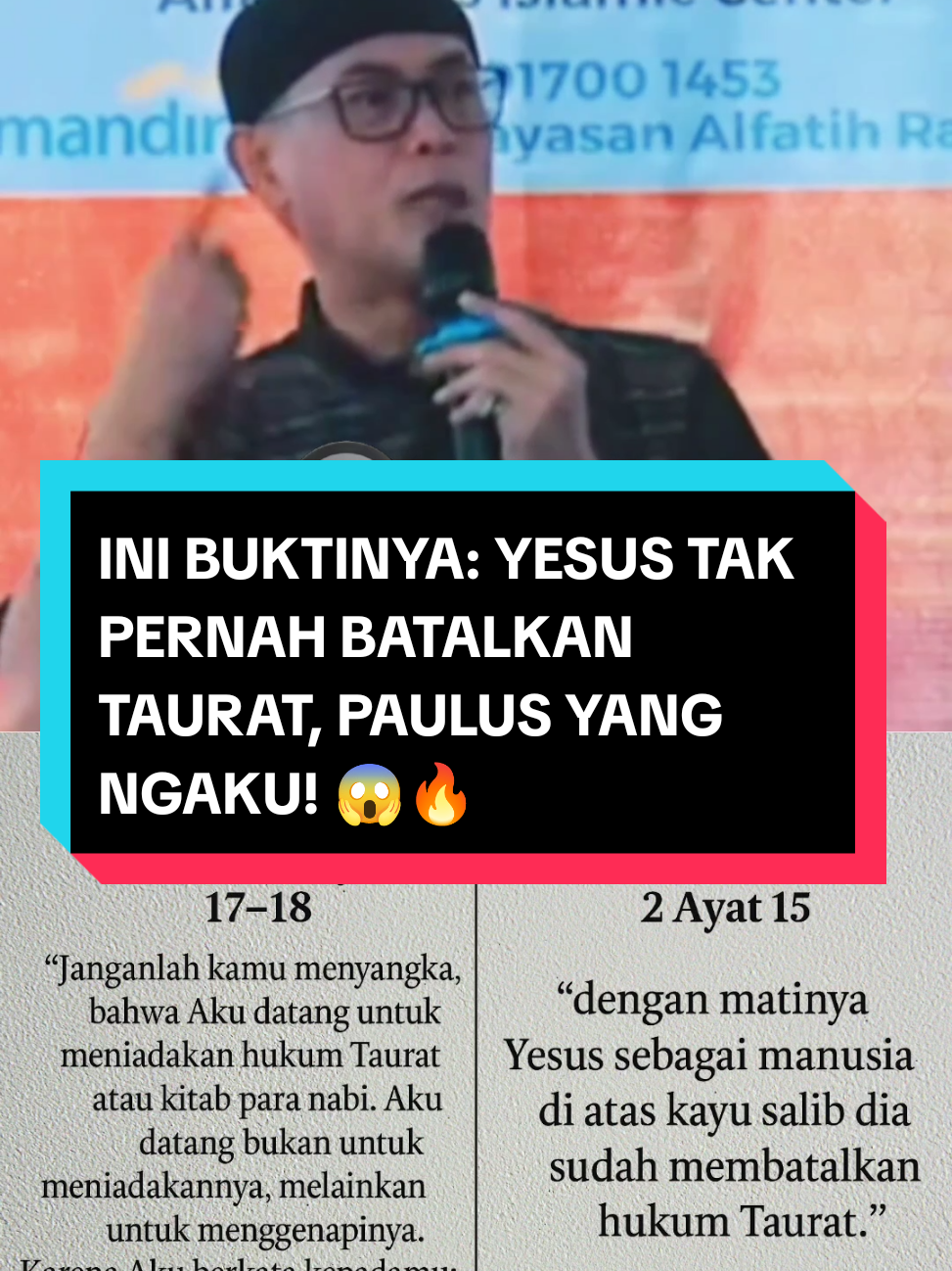 Banyak yang mengira mengikuti ajaran Yesus, tapi ternyata mengikuti tafsiran Paulus. Padahal Yesus jelas-jelas mengatakan hukum Taurat tak akan dibatalkan, bahkan satu titik iota pun tidak. Kalau begitu… siapa sebenarnya yang kamu ikuti? 🤔 Simak video ini sampai akhir dan renungkan baik-baik. Follow @teukuiroelvibes untuk konten dakwah, kristologi, dan fakta-fakta yang jarang dibahas. #kristology  #faktayesus  #yesusvspaulus  #tanyaalkitab  #fyp  #teukuiroelvibes 