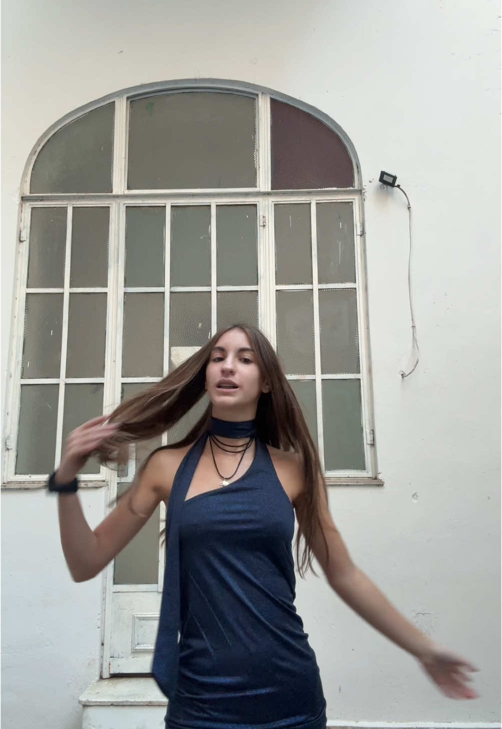 Vestido Sophie 💙 Bicho Teens Rioja 1671 timbre plateado  Rosario #fyp #moda #teens