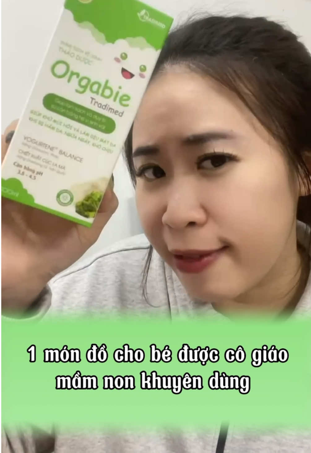 Món đồ gì được cô giáo mầm non khuyên dùng cho bé thế. Đó là… #orgabie #dungdichvesinhchobe #nuoiconnhantenh 