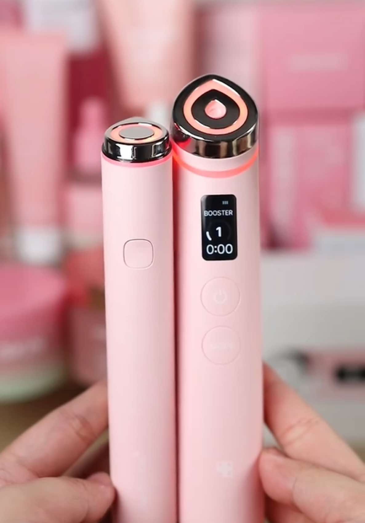 $228 or $120? 👀 Which @Medicube Global device are you getting? Medicube just dropped a mini version of the Age-R Booster Pro! 💖 Let’s unbox both and see what the price difference gets you! 🫶 I’m not usually a pink fan, but this shade is soooo cute! ✨ Medicube Age-R Booster Pro (Regular) - Booster Mode: Helps your skincare products absorb better and work more effectively. - Microcurrent Mode: Uses gentle electrical currents to tighten and lift the skin, making it look firmer. - Derma Shot Mode: Delivers active ingredients deep into your skin for extra hydration and rejuvenation. - Airshot Mode: Blows air onto your skin to smooth out fine lines and help with absorption. Medicube Mini Booster Pro: - Spot Care Mode: Targets stubborn dark spots and helps lighten them over time. - Soothing Mode: Calms and helps your skincare products soak into your skin better for more effective results. So, which one is more worth it for you? 🙈 @medicube #medicubeambassador #medicube #boosterpro #kbeauty #skincare #unboxing #skincaredevice #fyp #foryou #foryoupage #foryourpage #fypage #koreanskincare #medicubeboosterpro #viral #trending 