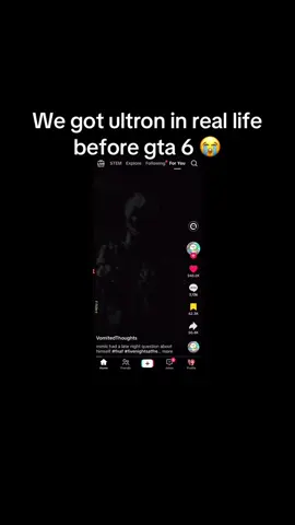 Robot so creepy I had to make an edit  Edit: my hate my notifications sm rn but I’m glad everyone liked the edit! I’m a victim of my own success   @VomitedThoughts is the creator of this lil guy and definitely deserves a look  #fyp #edit #marvel #ultron #animatronic