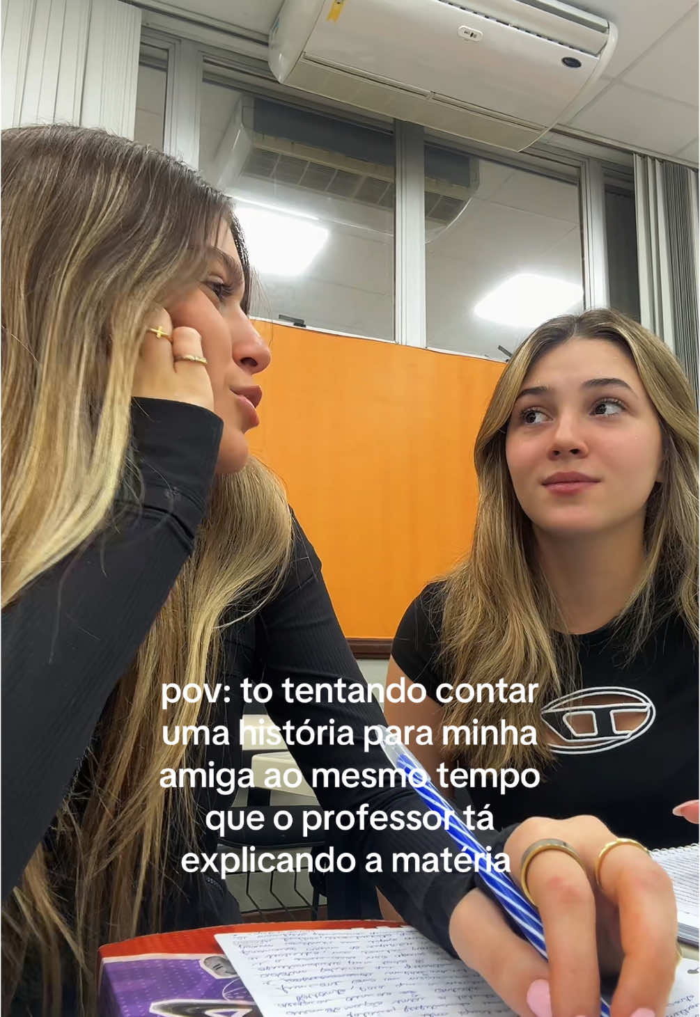 sempre assim!#viral #amigas#escola 