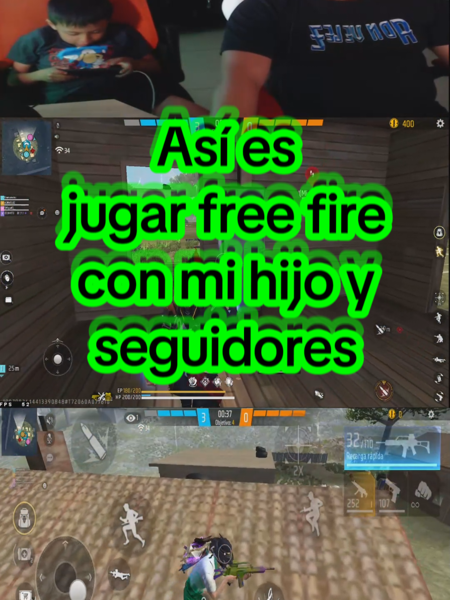 Así es jugar free fire con mi hijo y seguidores #paratiiiiiiiiiiiiiiiiiiiiiiiiiiiiiii #creatorsearchinsights #freefire #garenafreefire #hijo 
