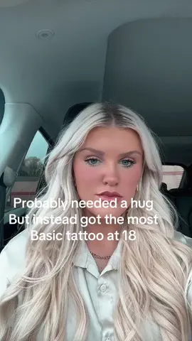 Also got broken up with for getting it without his approval LOL BLESSED  #neededahug #blessed #tattoo 