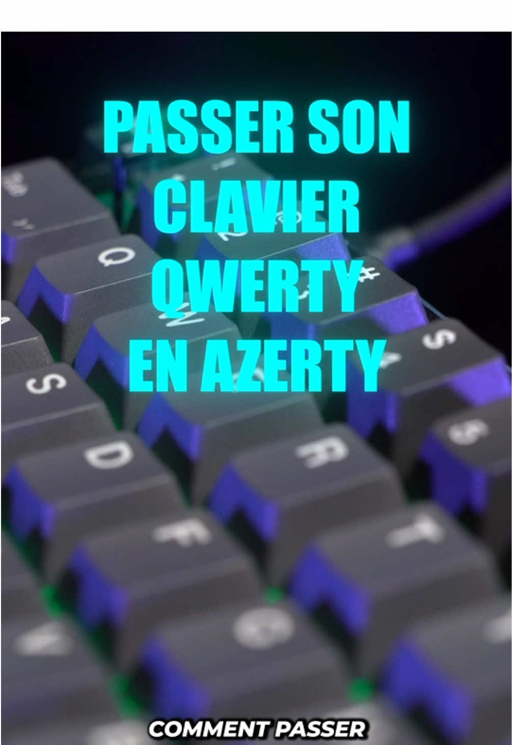 Vous saurez tout sur les clavier QWERTY et AZERTY après ces 2 vidéos #tuto #Tech #gaming #GamingOnTikTok #gamer #setup #esports
