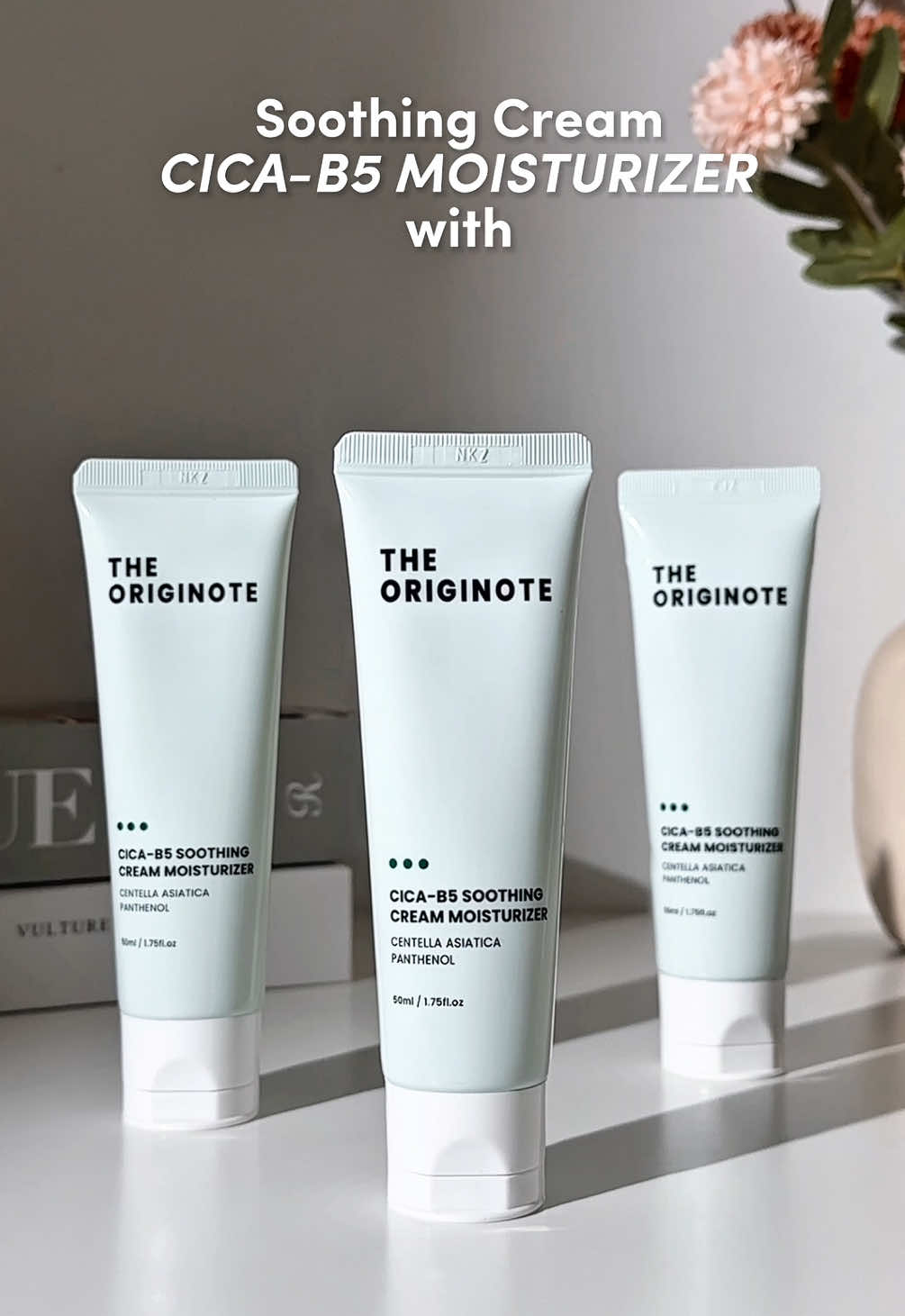 Introducing to you the NEW LAUNCH:  Cica-B5 Soothing Moisturizer Cream ✨🌿🤍 #TheOriginote #theoriginotemy #newlaunch #nowavailable #soothingcream #moisturizer #sensitiveskin #skincare #affordableskincare 