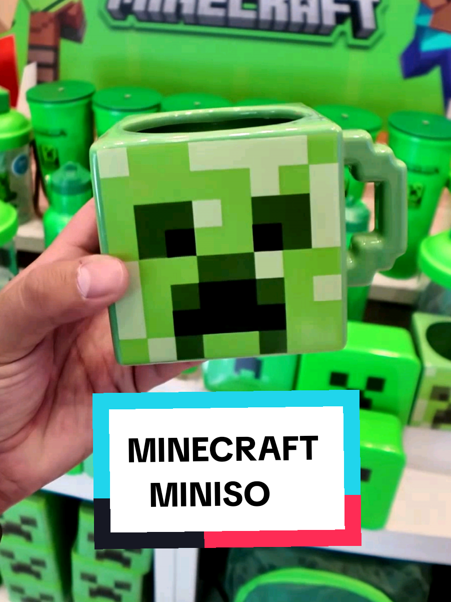 Llegó la nueva colección de Minecraft a Miniso  - - #Minecraft #minecraftmovie #miniso #recomendaciones #hogar #estilo #coleccionista #peluche #creeper #steve 