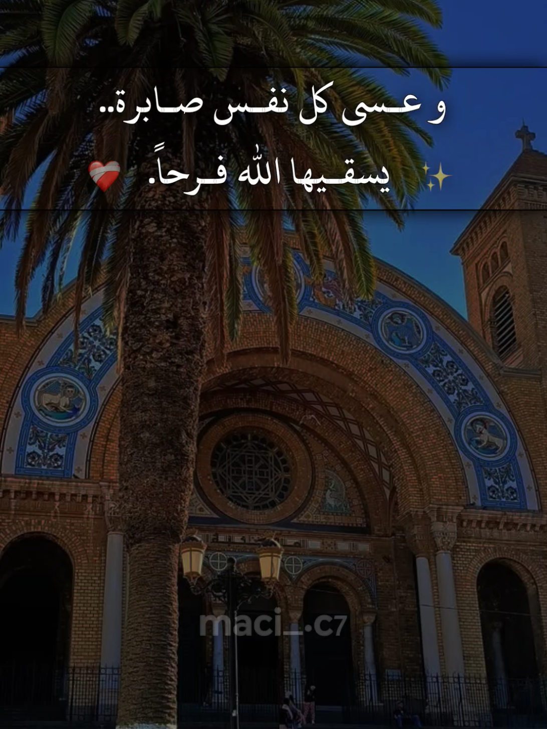 و عسى كل نفـس صابرة يسقـيها الله فـرحـــاً. ✨❤️‍🩹 .  .  .  #fyp #tweets  #algerie🇩🇿 #الشعب_الصيني_ماله_حل😂😂  #foruyou #تصميم_فيديوهات🎶🎤🎬 #تصميمي #تصميم_فيديوهات🎶🎤🎬تصميمي🔥 #شاشه_سوداء #شاشة_سوداء 