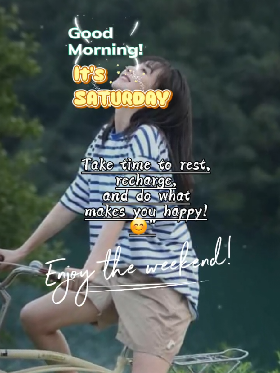 It's Saturday... #creatorsearchinsights #saturday #newdayvibes #goodvibes #ilovesaturday #saturdaymood #CapCut 