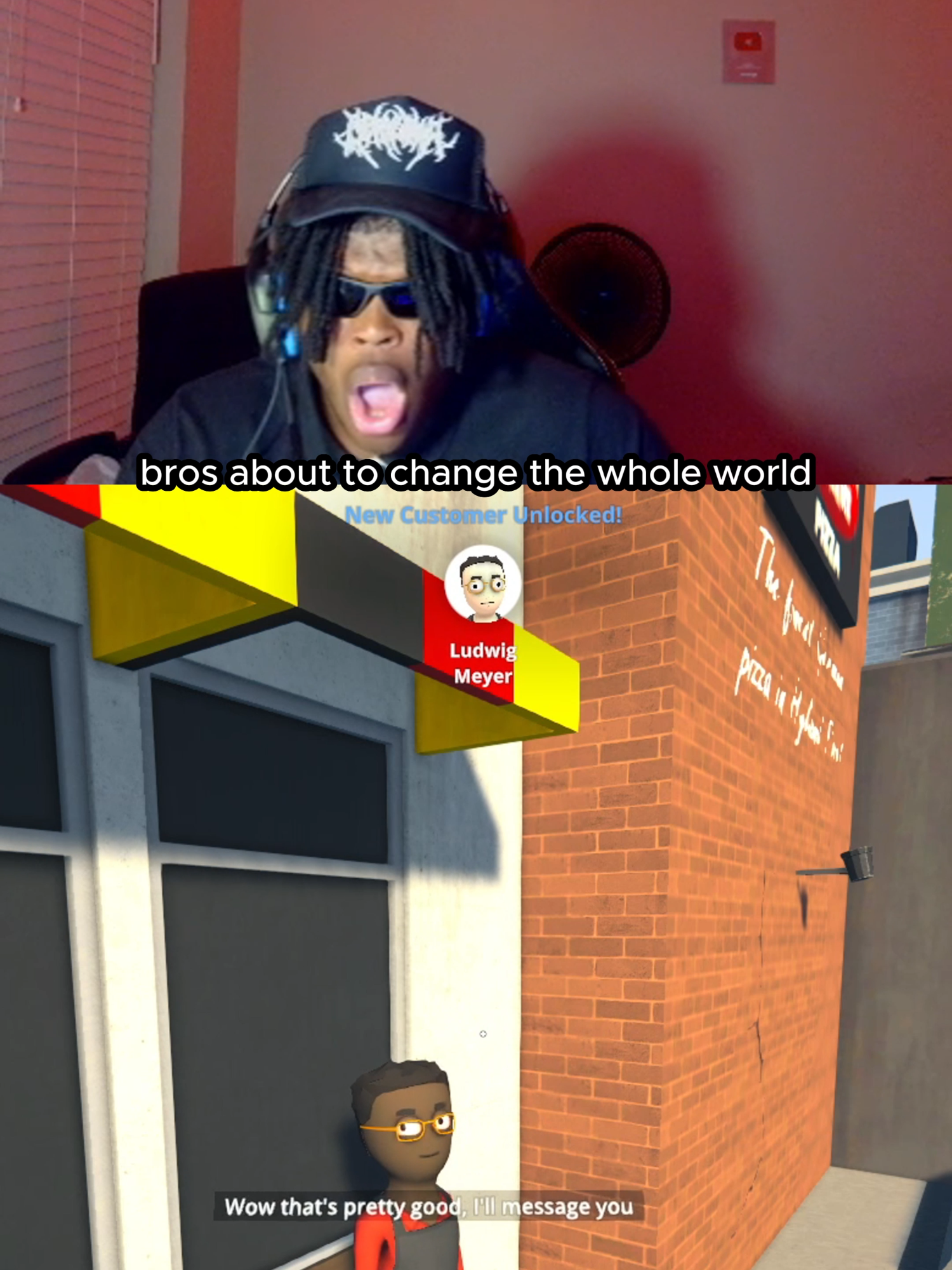 bros about to change the whole world 😂 (Twitch/YT: HeyyVance) #schedule1 #gaming #fypage #viral #strain