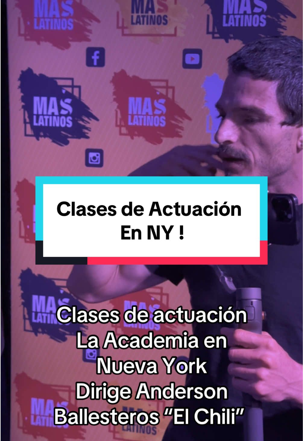 Clases de actuación en #nuevayork dirigidas por #andersonballesteros #elchili #maslatinoslaacademia !  Info 347 9653969 