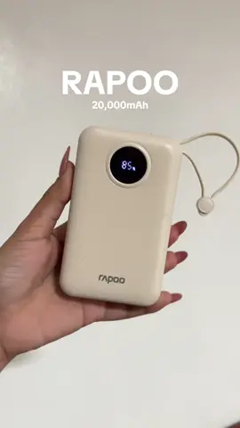 Trusted brand 🫶🏻#rapoo #rapoopowerbank #rapoopowerbank20000mah #20000mah #powerbankfastcharging #powerbankiphone #powerbankcharger #fyp 