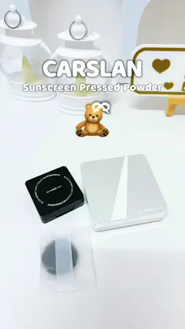 Takyah guna sunscreen daaa. Dap dap je dgn CARSLAN Powder nii🤩 #carslan #carslanpowder #compactpowder 