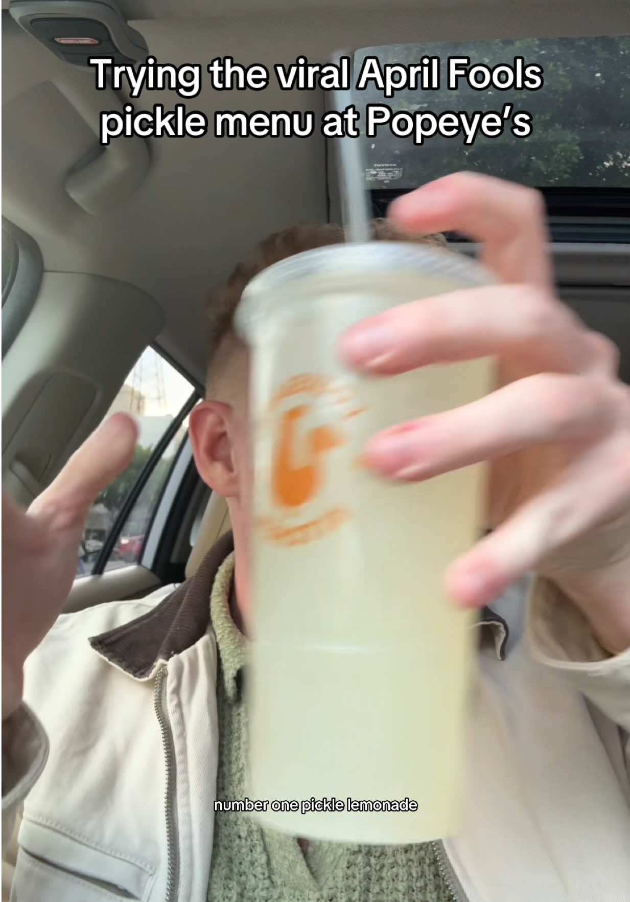 Replying to @human being what do you think, would you try it?!? #pickles #popeyes #AprilFools 