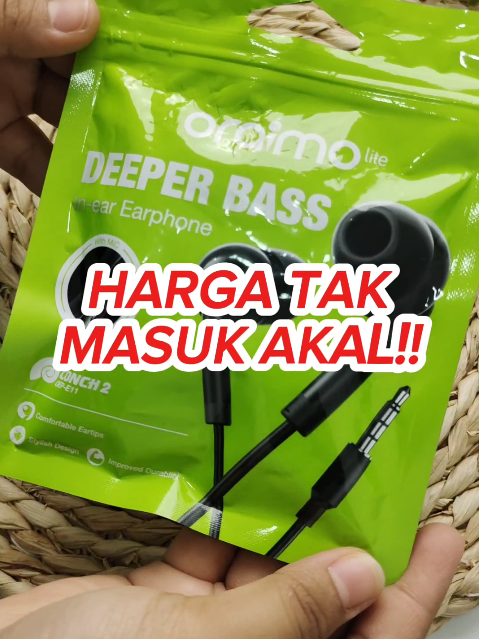 harga tak masuk akal tapi fungsi semua best?! #wiredearphone #earphonerecommended🎧 #earphonenyanyi #earphonegaming #earphonemurah #earphones #oraimo #earphonebass #earphonewayar #racuntiktok 