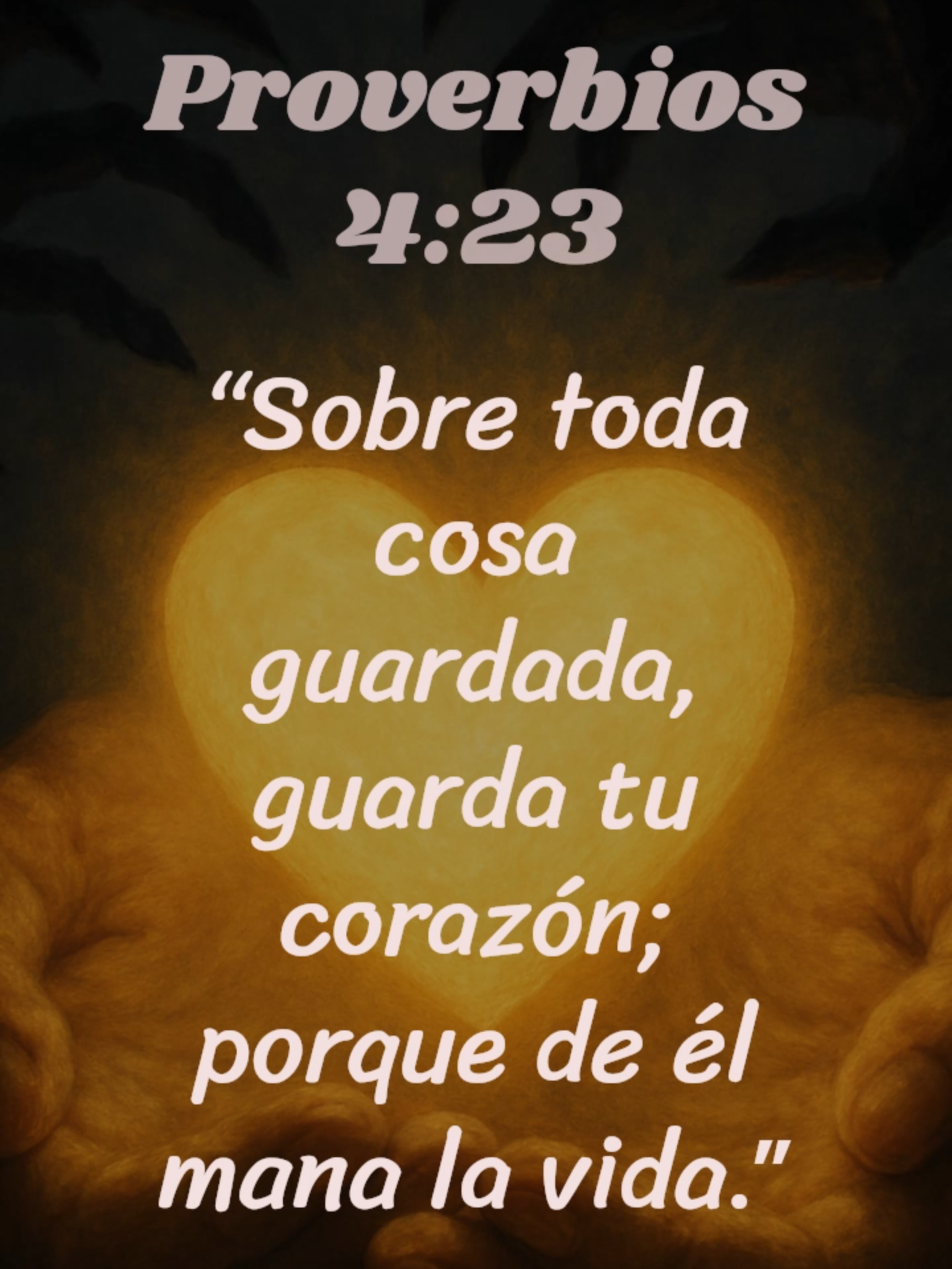 Proverbios 4:23 | Escuha Atentamente. #Biblia #versiculosbiblicos #Reflexion #PalabradeDios #Dios