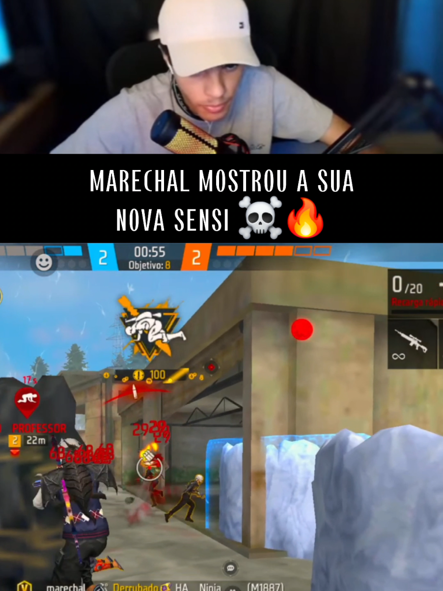 Marechal mostrou a sua nova sensi ☠️🔥 . . #marechal #clipsff #ffclips 