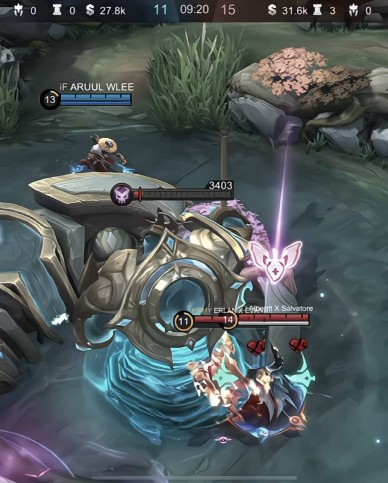 kapan lagi steal lord jung evos🗿 #mobilelegends 