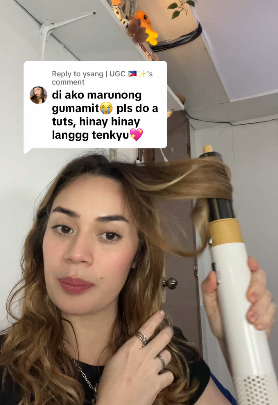 Replying to @ysang | UGC 🇵🇭✨ eto na ang tutorial on how to curl your hair. sorry natagalan hihi #hairtutorial #hairstyle #5in1curler #5in1hairdryer #curlingiron #curling #curls #howtocurlyourhair 