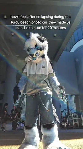 that was such a torturous experience ty to the kind person who gave me a lemonade while i was recovering 😭😭😭 #fyp #furry #fursuit #furdu 