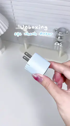 Sạc nhanh lắm lun ⚡️👌🏻 #anker #sacnhanh #sacnhanh20w #xuhuong #review #cusac #tienich #foryou #viral #fyp #unboxing