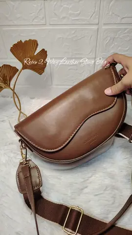 Mumu 4092 Retro 2 Way Leather Sling Bag ✨ #fyp #foryou #foryoupage #foryoupageofficiall #slingbag #bag 