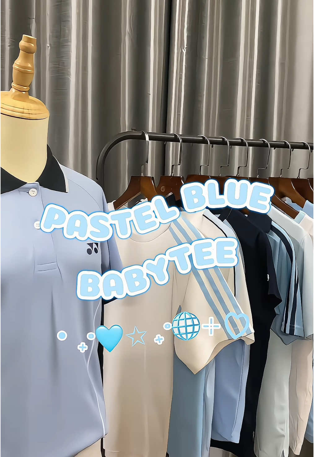 14h30 hnay bên @ma.thriftshop nha cả nhà iu👩‍❤️‍💋‍👩 #jersey #babytee #fypシ #viral #CapCut #viraltiktok #ilovetiktok #fypシ゚viral #xuhuong #2hand #viralvideo #trendy #capcut #pastel #blue 