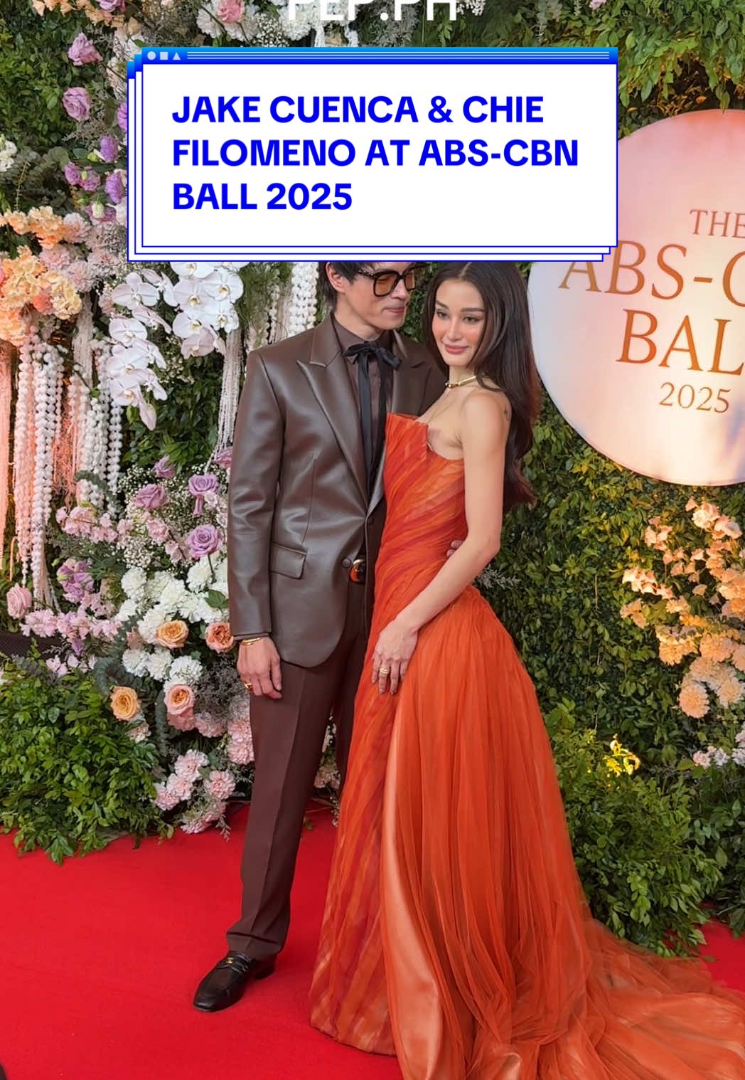 @C  H  I  E and Jake Cuenca at #ABSCBNBALL2025 #PEPatABSCBNBall2025 #EntertainmentNewsPH #PEPNews #NewsPH Video by: Khryzztine Joy Baylon