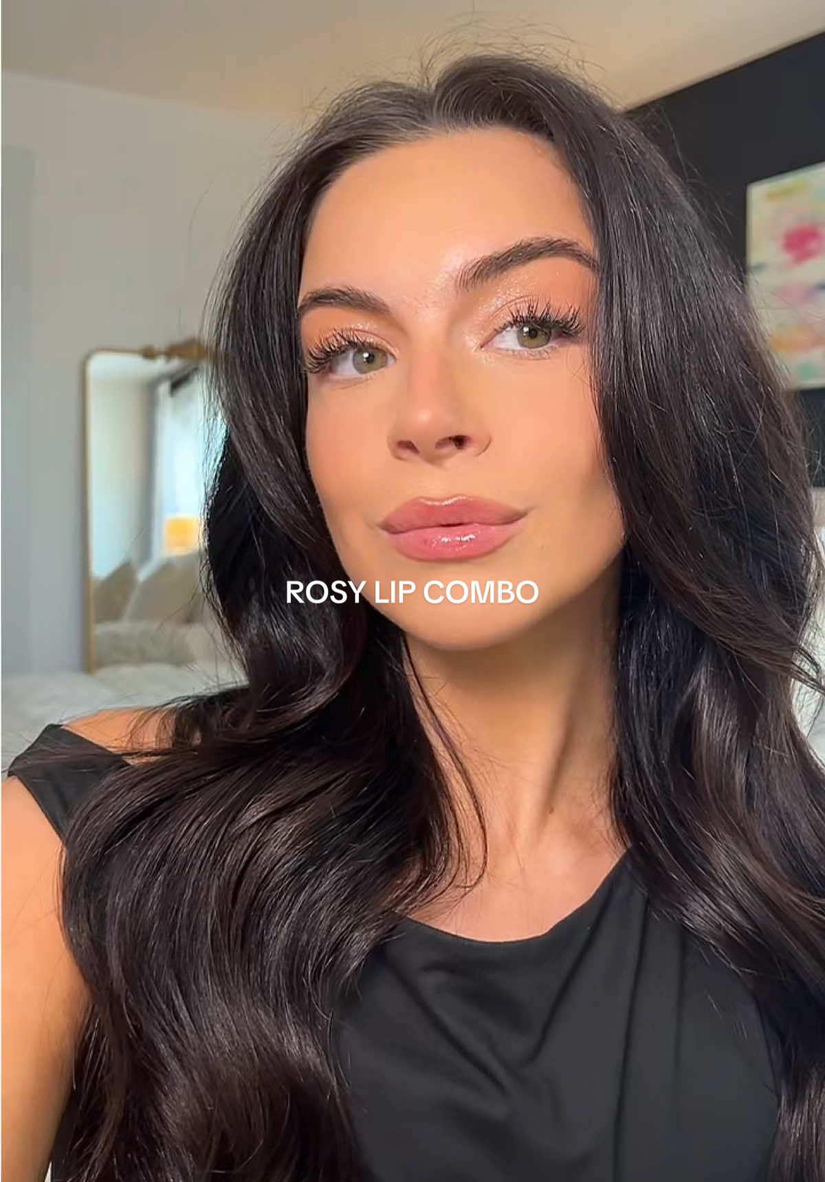 rosy lip combo 🫶🏼 @ColourPop Cosmetics @SACHEU Beauty US @Sephora Collection  #lipcombo #lipgloss #lipliner #lipstain 