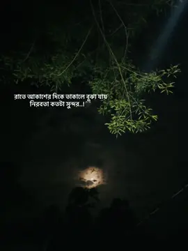 রাতে আকাশের দিকে তাকালে বুঝা যায় নিরবতা কতটা সুন্দর!🖤#captoin🥲 #tiktokbdofficial #100kviews #veiw #frypgシ #tiktokdaly #vairal #1mlike #রাতের_আকাশ 