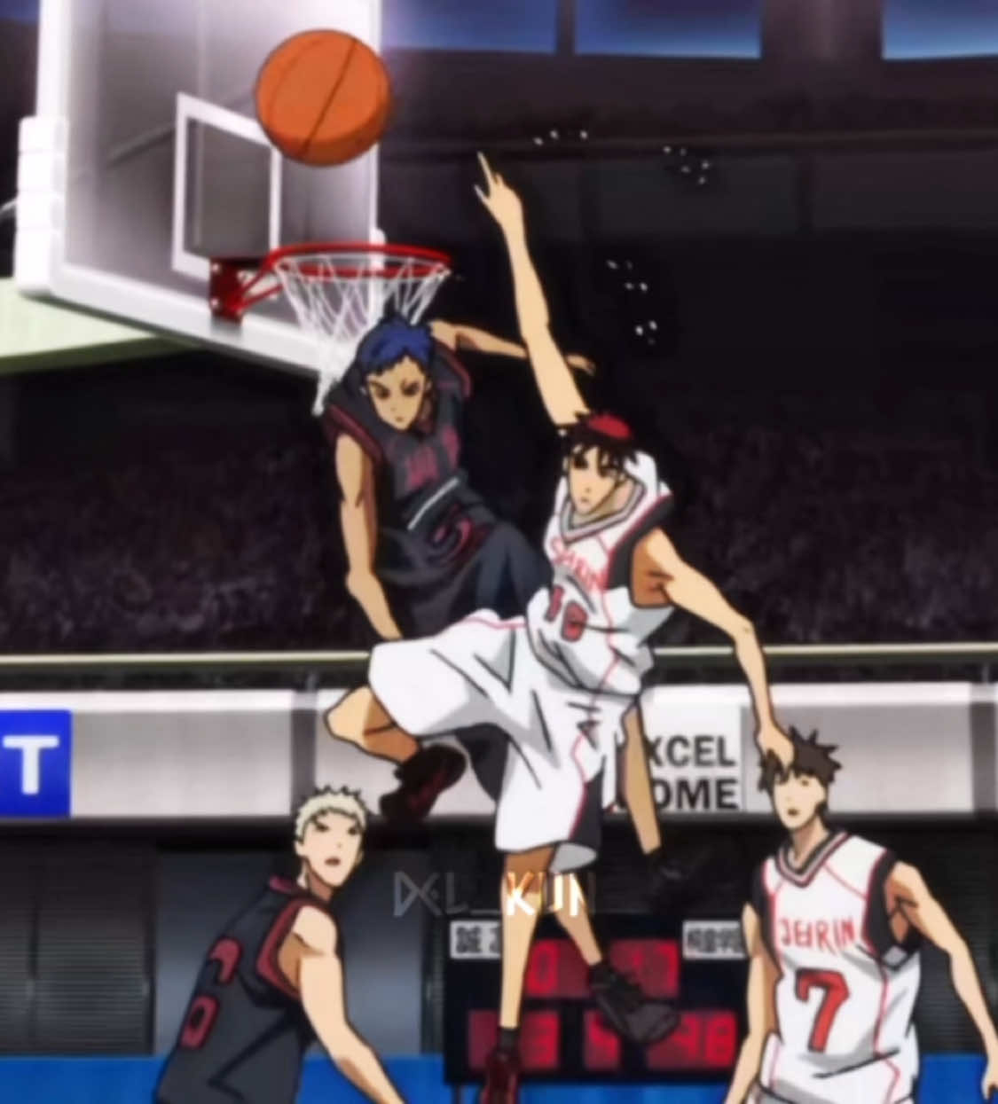 Kagami vs aomine 🔥|| song by @Rj Pasin  #kurokosbasketball #knb #aomine #kagami #anime #edit 